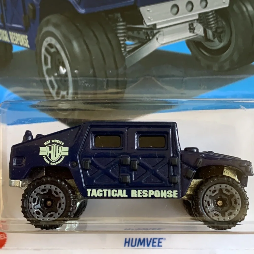 Hot Wheels Blue Hummer Humvee First Response Hotwheels New 2024 Military Vehicle
